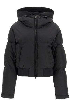 디젤 여성 패딩 nylon crinkle hooded down jacket NB02