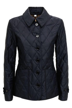 버버리 여성 패딩 Fernleigh nylon buttoned quilted jacket NB01