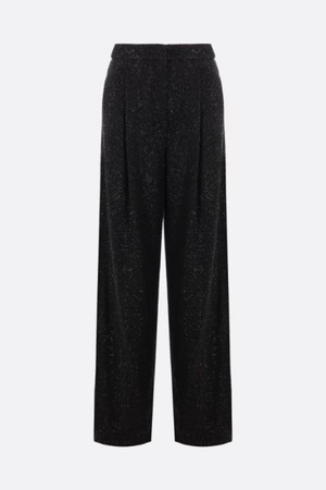 막스마라 여성 바지 Navigli wide leg wool blend trousers NB26