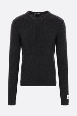 돌체앤가바나 남성 니트 스웨터 wool blend ribbed knit sweater NB26