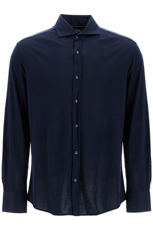 브루넬로 쿠치넬리 남성 셔츠 silk and cotton jersey shirt NB02