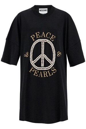 모스키노 여성 원피스  peace   pearls t shirt NB02