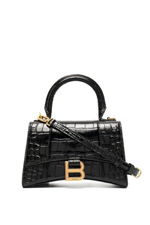 발렌시아가 여성 숄더백 HOURGLASS XS LEATHER HANDBAG NB30