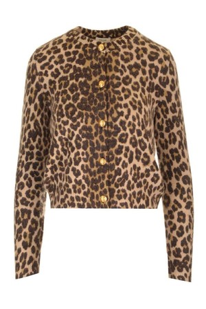 셀린느 여성 니트 스웨터 CARDIGAN LEOP LEOPARD NB19