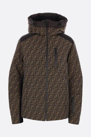 펜디 여성 패딩 FF jacquard down jacket NB26