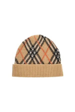 버버리 남성 모자 eredcashmere checkered beanie NB02