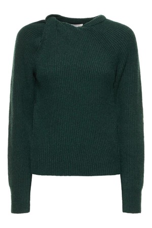 스텔라 맥카트니 여성 스웨터 Cashmere rib knit twisted sweater NB01