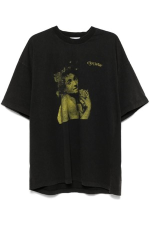 오프화이트 남성 티셔츠 BLURRED BACCHUS COTTON T SHIRT NB30