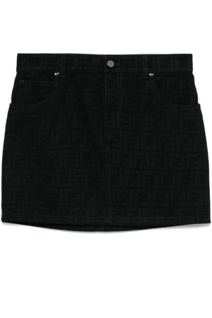 펜디 여성 스커트 FF DENIM MINI SKIRT NB30