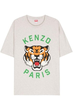 겐조 여성 티셔츠 LUCKY TIGER COTTON T SHIRT NB30