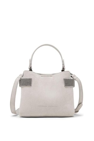 브루넬로 쿠치넬리 여성 숄더백 SMALL SUEDE ESSENCE HANDBAG NB30