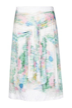 로에베 여성 스커트 BLURRED PRINT MIDI SKIRT NB30