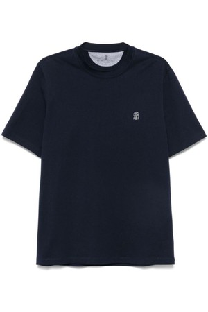 브루넬로 쿠치넬리 남성 티셔츠 LOGO COTTON T SHIRT NB30