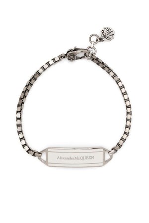 알렉산더 맥퀸 남성 팔찌 LOGO CHAIN BRACELET NB30