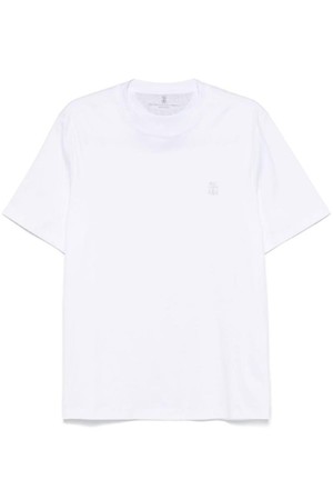 브루넬로 쿠치넬리 남성 티셔츠 LOGO COTTON T SHIRT NB30