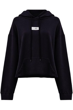 엠엠식스 메종마르지엘라 여성 맨투맨 후드 LOGO COTTON HOODIE NB30