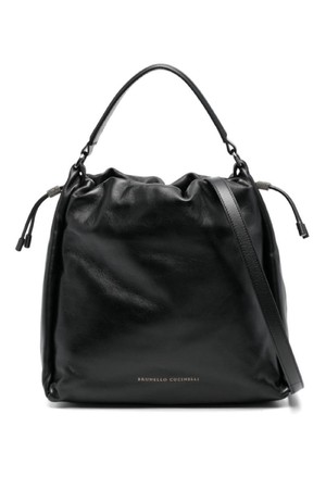 브루넬로 쿠치넬리 여성 버킷백 SOFT LEATHER BUCKET BAG WITH PRECIOUS DETAILS NB30