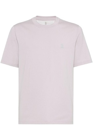 브루넬로 쿠치넬리 남성 티셔츠 LOGO COTTON T SHIRT NB30