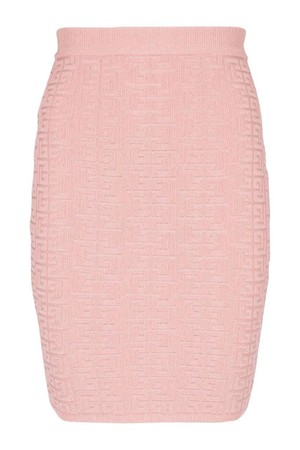 발망 여성 스커트 MONOGRAM GLITTER MIDI SKIRT NB30