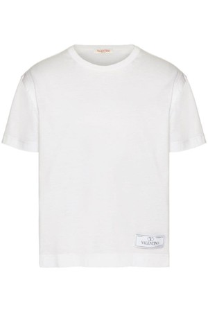 발렌티노 남성 티셔츠 LOGO COTTON T SHIRT NB30