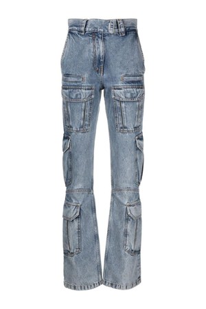 지방시 여성 청바지 CARGO DENIM COTTON JEANS NB30