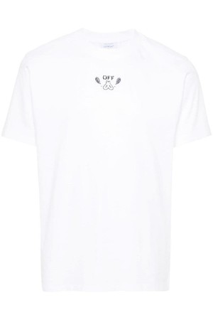 오프화이트 남성 티셔츠 LOGO COTTON T SHIRT NB30