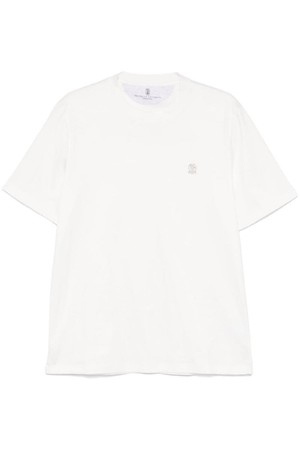 브루넬로 쿠치넬리 남성 티셔츠 LOGO COTTON T SHIRT NB30