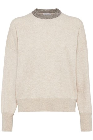 브루넬로 쿠치넬리 여성 니트 스웨터 CASHMERE CREWNECK SWEATER NB30