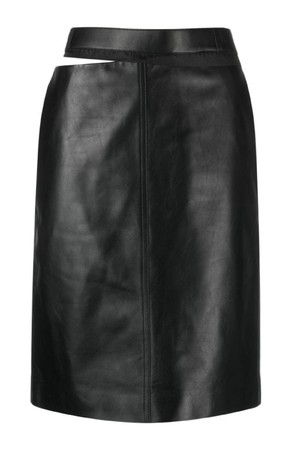 펜디 여성 스커트 LEATHER MIDI SKIRT NB30