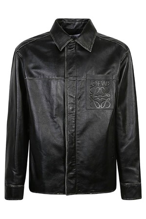 로에베 남성 레더 자켓 ANAGRAM LEATHER JACKET NB30