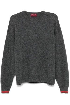 구찌 여성 니트 스웨터 WEB DETAIL WOOL SWEATER NB30