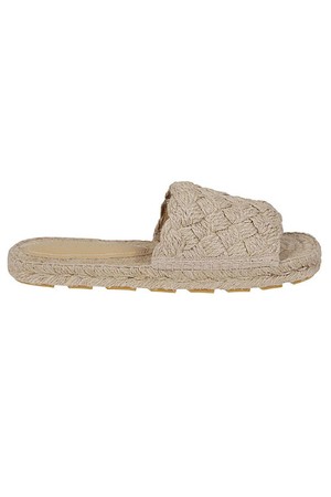 보테가 베네타 여성 샌들 JACK RAFIA FLAT SANDALS NB30