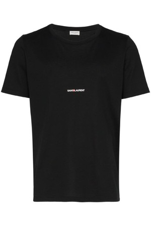 생로랑 남성 티셔츠 LOGO COTTON T SHIRT NB30