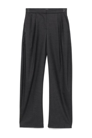 브루넬로 쿠치넬리 여성 바지 WOOL WIDE LEG TROUSERS NB30