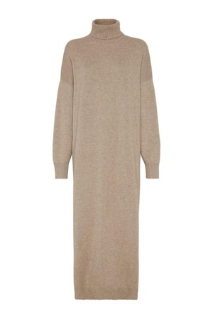 브루넬로 쿠치넬리 여성 원피스 CASHMERE DRESS WITH PRECIOUS DETAILS NB30