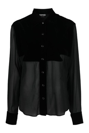 톰포드 여성 셔츠 블라우스 SILK GEORGETTE SHIRT NB30