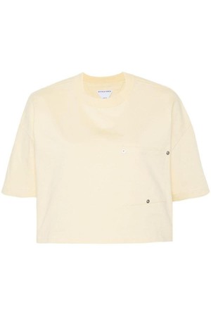 보테가 베네타 여성 티셔츠 COTTON CROPPED T SHIRT NB30