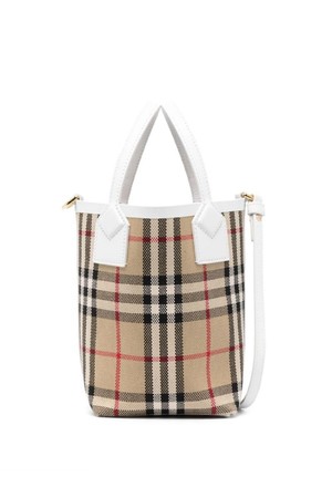 버버리 여성 버킷백 CHECK MOTIF MINI BUCKET BAG NB30