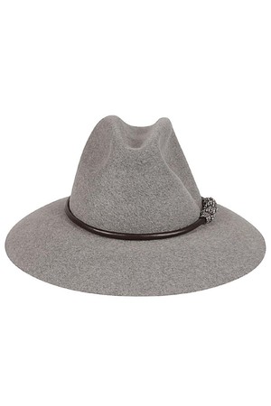 브루넬로 쿠치넬리 여성 모자 WOOL FEDORA HAT NB30