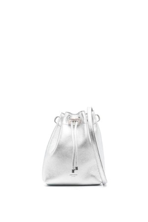 지미추 여성 숄더백 BON BON METALLIC LEATHER MINI BUCKET BAG NB30