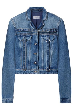 오프화이트 여성 자켓 CROPPED DENIM JACKET NB30