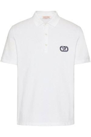 발렌티노 남성 폴로티 VLOGO SIGNATURE COTTON POLO SHIRT NB30