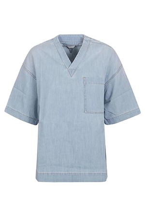 보테가 베네타 여성 셔츠 블라우스 DENIM COTTON BLOUSE NB30