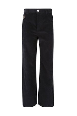 보테가 베네타 여성 바지 VELVET STRAIGHT TROUSERS NB30