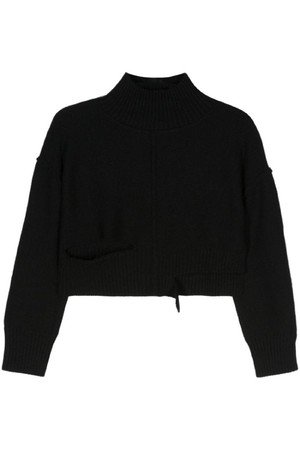 엠엠식스 메종마르지엘라 여성 스웨터 CUT OUT WOOL BLEND JUMPER NB30