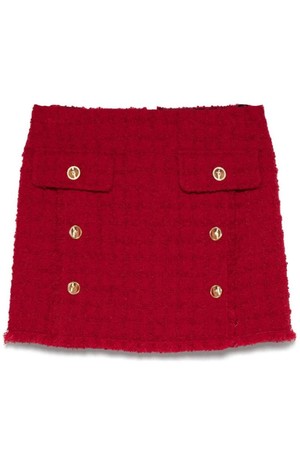 베르사체 여성 스커트 WOOL TWEED SKIRT NB30