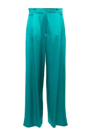 막스마라 여성 바지 SATIN WIDE LEG SILK TROUSERS NB30