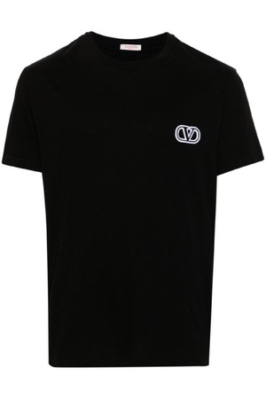 발렌티노 남성 티셔츠 VLOGO SIGNATURE COTTON T SHIRT NB30