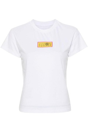 엠엠식스 메종마르지엘라 여성 티셔츠 LOGO COTTON T SHIRT NB30