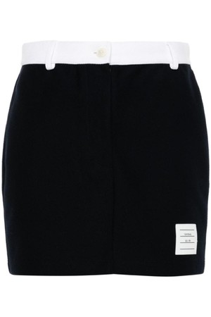 톰브라운 여성 스커트 COTTON MINI SKIRT NB30